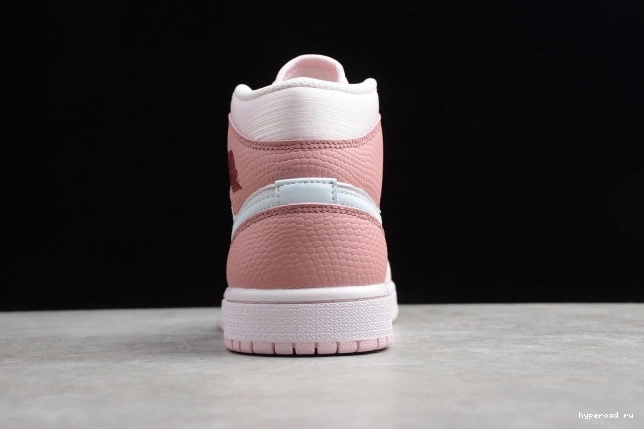 Air Jordan 1 Pink Mid Digital CW5379-600 1027